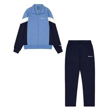 Chándal Deportivo Champion Full Zip Color Block Azul Claro para Hombre - Modelo 220290-BS099