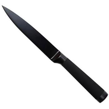 Bergner Black Blade Cuchillo Multiusos, Acero Inoxidable, Negro