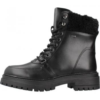 Botines Mujer Geox D Iridea B Abx, color negro C9999, impermeables, con suela de goma antideslizante, diseño elegante y cómodo para uso diario