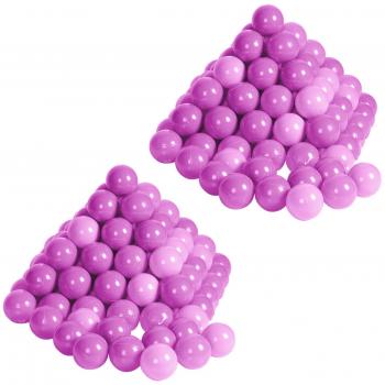 Knorrtoys 56756 - Cuarto de baño en bolas de plástico, libre de plastificantes tóxicos, 6 cm, 200 de sección, color: rosa