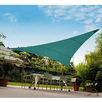Vela Ombra Amalfi 3x3x3 m Verde Polietileno Alta Densidad