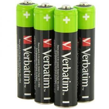 Pilas recargables Verbatim AAA Premium Pack 4 Pilas - 1.2V 950mAh