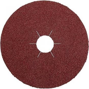 Klingspor 10985 Discos de Fibra Vulcanizados, CS 561, 30 Forma de Perforación, 100 Grano, 115 mm x 22 mm