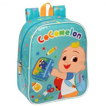 Mochila Guardería Adaptable a Carro Fácil Limpieza Cocomelon Back to Class 22x27x10cm - Safta