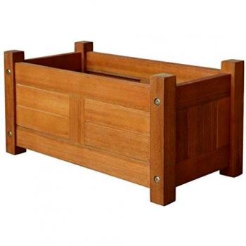 vidaXL Garden Planter Acacia Wood 50x25x25 cm