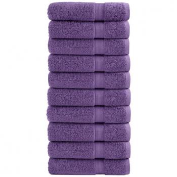 Toallas de baño SOLUND 10 piezas verde 100x150cm 600g/m²