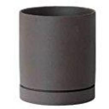 Ferm Living Maceta, Piedra, Charcoal, 15,5x13x13