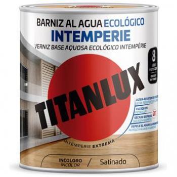 Barniz al agua ecológico intemperie satinado 250 ml incoloro