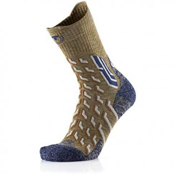 Calcetines Medios Trekking Cool Crew Therm-ic marrón azul - Talla 35-38