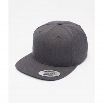 Gorra Snapback Clásica Flexfit Gris Oscuro Unisex Talla Única 6089 M