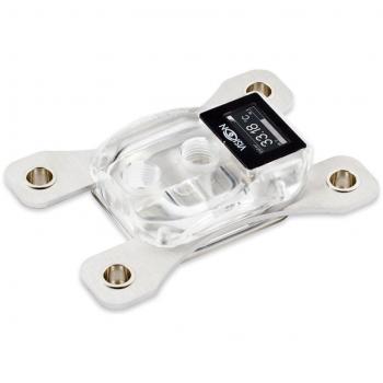 Aquacomputer Cuplex Kryos NEXT VISION AM4 CPU Water Cooler, Acrylic/Nickel