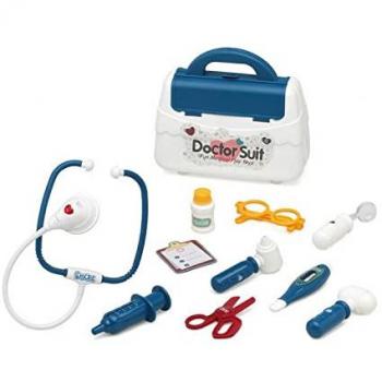 Maletín Médico de Juguete BB Kids con Accesorios, Luz Eléctrica y Sonido, Multicolor