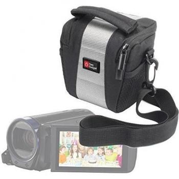 DURAGADGET Funda Acolchada Compatible con Canon Legria HF R66 / R606 - con Correas De Transporte Y Trabilla Compatible con El Cinturón