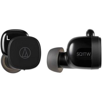 Audio-Technica ATH-SQ1TW Auriculares True Wireless Stereo (TWS) Dentro de oído Llamadas/Música Bluetooth Negro