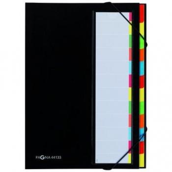 Organizador de Escritorio PAGNA - 12 Compartimentos, Color Negro