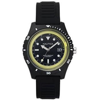 Nautica Reloj Analógico para Hombre de Cuarzo con Correa en Caucho NAPIBZ001