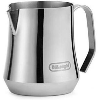 Jarra de Espuma de Leche De'Longhi DLSC069 500ml con Mango Ergonómico para Cappuccino y Caffelatte