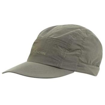 Craghoppers Gorra Nosilife Desert III Verde, protección contra insectos, tejido ligero y transpirable, diseño de ala ancha para sombra, ajuste cómodo