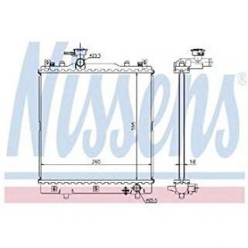 Nissens 64204 Refrigerantes del Motor