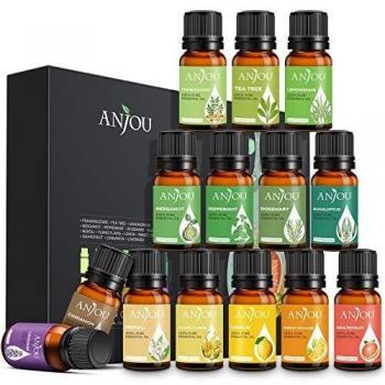 Aceites Esenciales Anjou, 100% Puro Natural, 14*10ml Aceites Esenciales de Aromaterapia