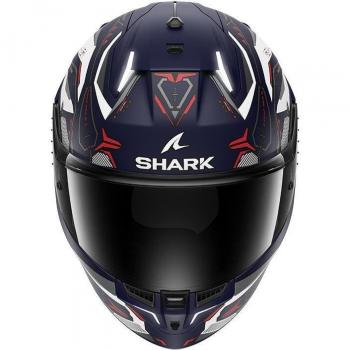 Casco Integral Shark Skwal i3 Linik Mat Azul–Blanco-Rojo