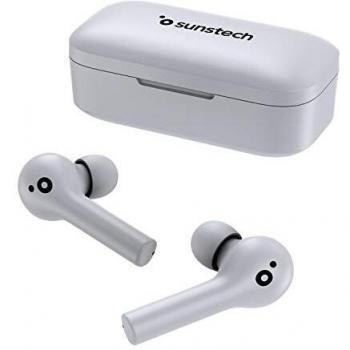 AURICULARES BLUETOOTH SUNSTECH WAVEPODS TOUCH WHITE BT 5.0