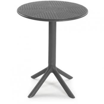Mesa Auxiliar Cocktail Moderna Versa 75 cm Color Gris