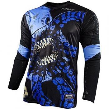 Rinat Kraken Jersey de Portero, Unisex Adulto, Negro/Azul, AL