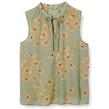 Only Onlclara S/l V-Neck Top Wvn Blusas, Desert Sage, 42 para Mujer