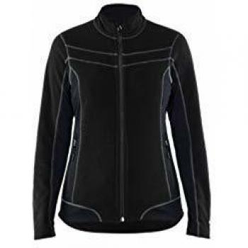 Chaqueta de Microfleece para Mujer Blaklader Alta Visibilidad, Negra, Talla XS