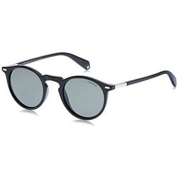Polaroid PLD 2086/S Polarized Sunglasses for Men, Round Frame, Black and Green Color, One Size