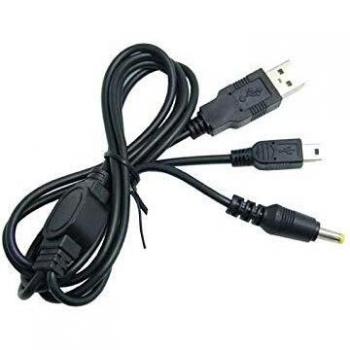 CABLE 2 EN 1: CARGADOR Y LINK PSP A PC SATYCON