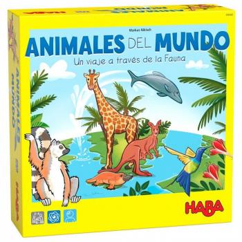 Juego de Mesa HABA Animales del Mundo 2022, dimensiones 23x16x5 cm