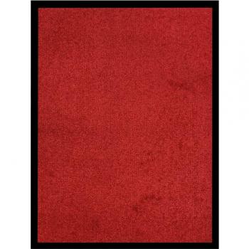 Felpudo 40x60 cm Tapete Estera Alfombra Barrera Entrada Porche Color Beige, Gris, Marrón y Rojo