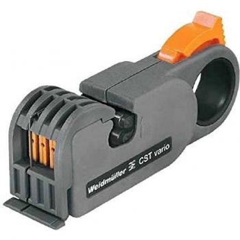 Pelacables coaxial CST-Vario 25-8qmm Weidmüller, herramienta para pelar cables coaxiales, compatible con cable coaxial, cable de datos y cable redondo de 3.2 a 17mm