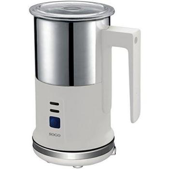 Sogo SS-5607 - Espumador y calentador de leche, color blanco