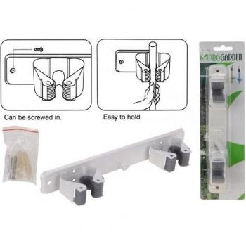 PRO GARDEN Progarden - Sujetaescobas Doble Blister