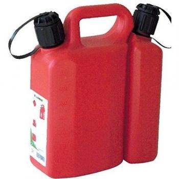 Bidón Doble Compartimento 3,5 + 1,5 L Homologado para Carburante