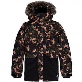 O'NEILL Pg Fur Zeolite - Chaqueta de nieve para niña, Niñas, Chaquetas., 9P5074, negro y rojo, 164
