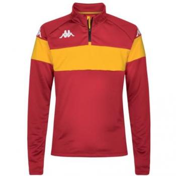Kappa Dovare Half Zip Sweatshirt Amarillo, Rojo XL Hombre