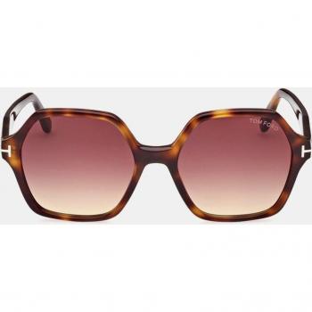 Tom Ford Romy Sunglasses, Brown, Female, Size: 56 MM