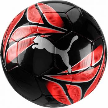 PUMA One Triangle Ball Balón de Fútbol, Adultos Unisex, Black-Nrgy Red-Silver, 5