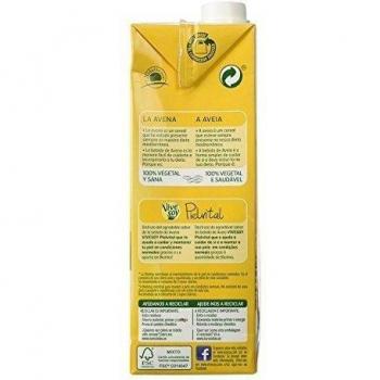 Vivesoy - Bebida Vegana de Avena Sin Azúcar Adicional, 1 Litro en Brik