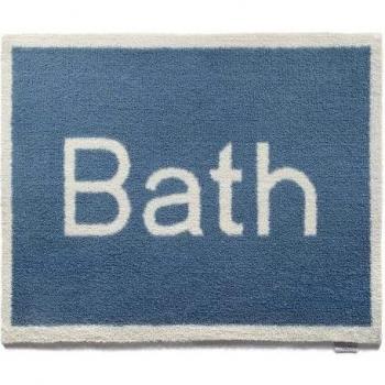 Hug Rug Bathroom Bath 11 Eco-Genics Friendly Barrier Mat, Blue Bath, 65 x 85 Cm by HUG RUG