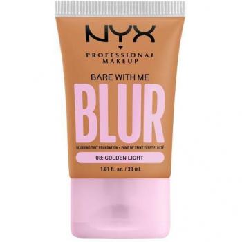 NYX Professional Makeup Bare With Me Blur Tint Hydrating Foundation Shade 08 Golden Light 30 ml