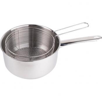 San Ignacio Set 2pcs freidora (Cazo + cesta) acero inox silver
