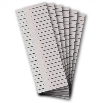 Compactor Set de 6 piezas separador de cajón, Color blanco, Tamaño 44 x 10 cm, RAN5191