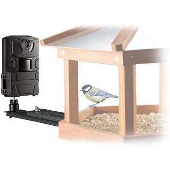 Bresser Vogel SFC-1 - Cámara de vigilancia para pájaros domésticos u Otros Animales pequeños con Sensor de Movimiento para Fotos y vídeos en Calidad Full HD