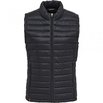 Hummel Red Women's Sleeveless Quilted Puffer Vest
