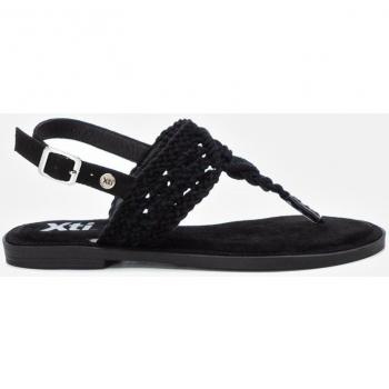 Sandalias planas de mujer XTI 141271 Negras